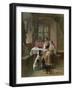 Whose Dinner is it?-Adolf Eberle-Framed Giclee Print