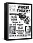Whose Finger? Today Your Finger is on the Trigger-null-Framed Stretched Canvas
