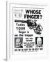 Whose Finger? Today Your Finger is on the Trigger-null-Framed Photographic Print