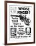 Whose Finger? Today Your Finger is on the Trigger-null-Framed Photographic Print