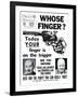 Whose Finger? Today Your Finger is on the Trigger-null-Framed Photographic Print