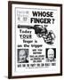 Whose Finger? Today Your Finger is on the Trigger-null-Framed Photographic Print