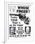 Whose Finger? Today Your Finger is on the Trigger-null-Framed Photographic Print