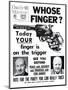 Whose Finger? Today Your Finger is on the Trigger-null-Mounted Photographic Print