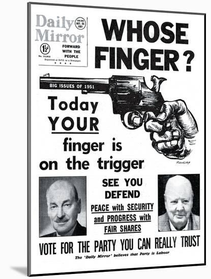 Whose Finger? Today Your Finger is on the Trigger-null-Mounted Photographic Print