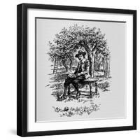 Why an Apple Falls, C1918-null-Framed Giclee Print