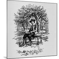 Why an Apple Falls, C1918-null-Mounted Giclee Print