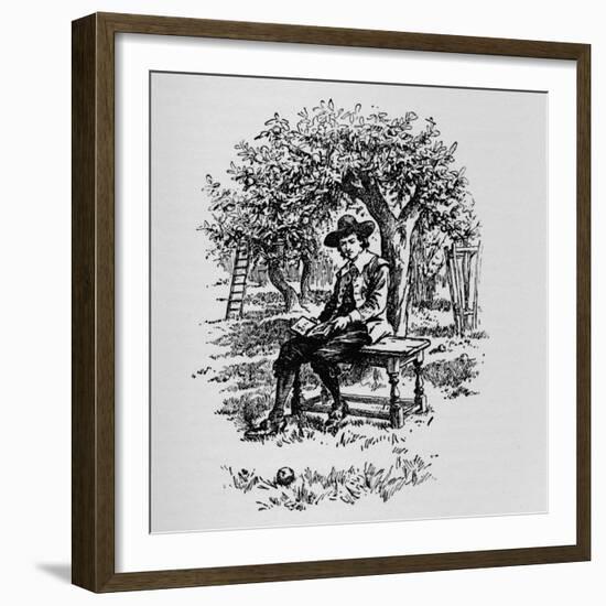 Why an Apple Falls, C1918-null-Framed Giclee Print