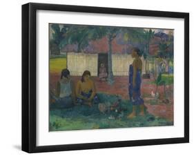 Why Are You Angry? , 1896-Paul Gauguin-Framed Giclee Print