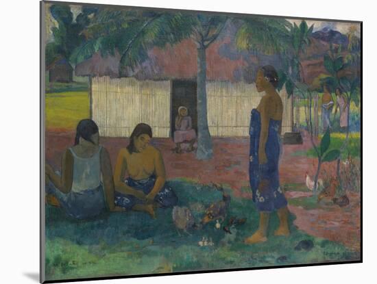 Why Are You Angry? , 1896-Paul Gauguin-Mounted Giclee Print