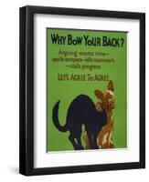Why Bow Your Back?-null-Framed Premium Giclee Print