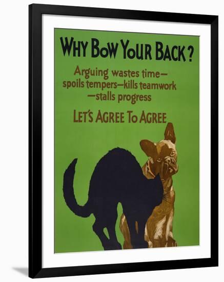 Why Bow Your Back?-null-Framed Giclee Print