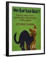 Why Bow Your Back?-null-Framed Giclee Print