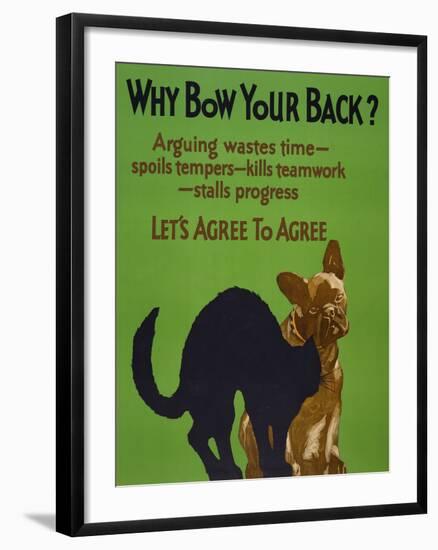 Why Bow Your Back?-null-Framed Giclee Print