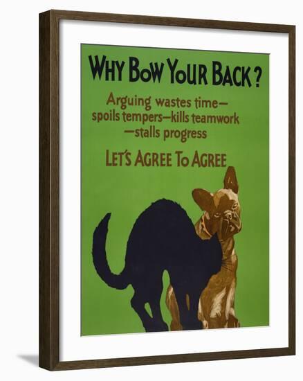 Why Bow Your Back?-null-Framed Giclee Print