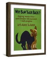 Why Bow Your Back?-null-Framed Giclee Print