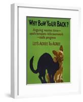 Why Bow Your Back?-null-Framed Giclee Print