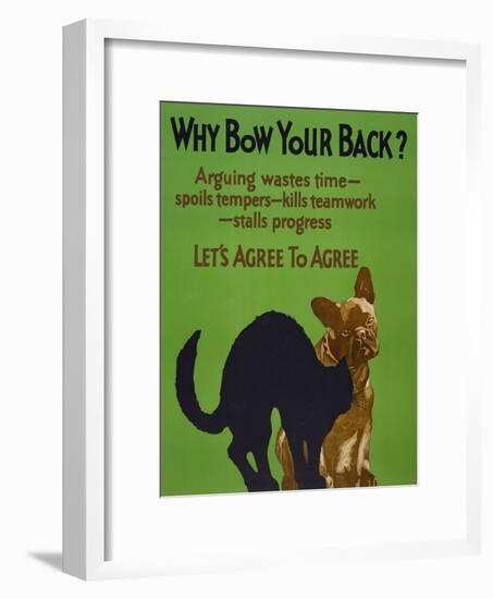 Why Bow Your Back?-null-Framed Giclee Print