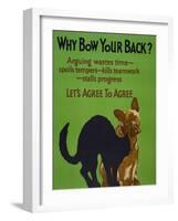 Why Bow Your Back?-null-Framed Giclee Print