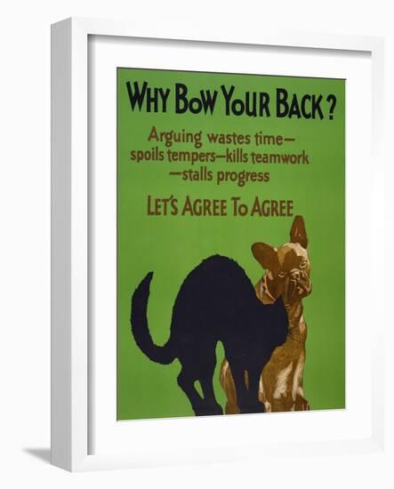 Why Bow Your Back?-null-Framed Giclee Print