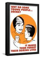 Why Do Some Young People Drink-null-Framed Poster