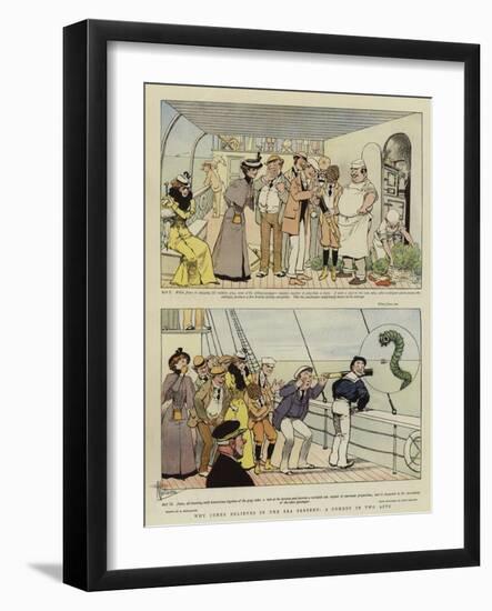 Why Jones Believes in the Sea Serpent, a Comedy in Two Acts-Albert Guillaume-Framed Giclee Print