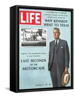 Why Kennedy Went to Texas, Last Seconds of the Motorcade, November 24, 1967-John Dominis-Framed Stretched Canvas