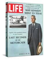 Why Kennedy Went to Texas, Last Seconds of the Motorcade, November 24, 1967-John Dominis-Stretched Canvas