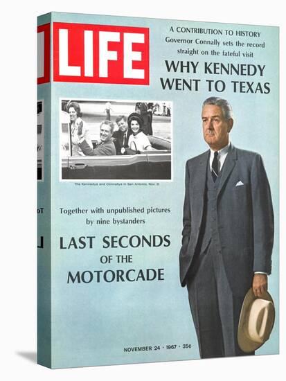 Why Kennedy Went to Texas, Last Seconds of the Motorcade, November 24, 1967-John Dominis-Stretched Canvas