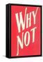 Why Not?-null-Framed Stretched Canvas