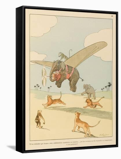 Why Should Mankind Hog the Blessings of Aviation?-Joaquin Xaudaro-Framed Stretched Canvas