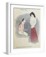 Why Take Precautions? You are Not My Husband', from 'L'Assiette Au Beurre'-Leonetto Cappiello-Framed Giclee Print