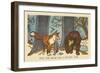 Why The Bear Has A Stumpy Tail-Hauman-Framed Art Print