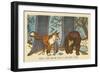 Why The Bear Has A Stumpy Tail-Hauman-Framed Art Print