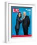 Why We're Voting, Tina Fey Straightening John McCain's Tie, October 15, 2004-Jake Chessum-Framed Photographic Print