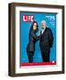 Why We're Voting, Tina Fey Straightening John McCain's Tie, October 15, 2004-Jake Chessum-Framed Photographic Print