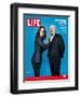 Why We're Voting, Tina Fey Straightening John McCain's Tie, October 15, 2004-Jake Chessum-Framed Photographic Print