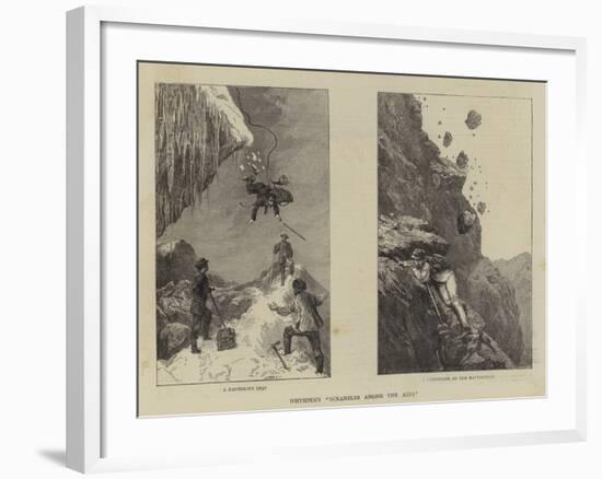 Whymper's Scrambles Among the Alps-null-Framed Giclee Print