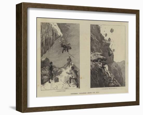Whymper's Scrambles Among the Alps-null-Framed Giclee Print