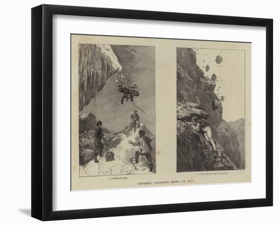 Whymper's Scrambles Among the Alps-null-Framed Giclee Print