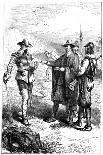Reception of a Narragansett Warrior, Massachusetts, C1630S-Whymper-Giclee Print