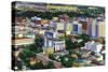 Wichita Falls, Texas - Aerial View of the City, c.1952-Lantern Press-Stretched Canvas