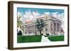 Wichita Falls, Texas - Exterior View of the County Court House, c.1952-Lantern Press-Framed Art Print