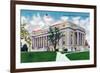 Wichita Falls, Texas - Exterior View of the County Court House, c.1952-Lantern Press-Framed Premium Giclee Print