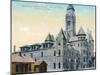 Wichita, Kansas - Central Fire Station and City Hall Exterior View-Lantern Press-Mounted Art Print