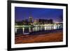 Wichita, Kansas - Downtown-benkrut-Framed Photographic Print