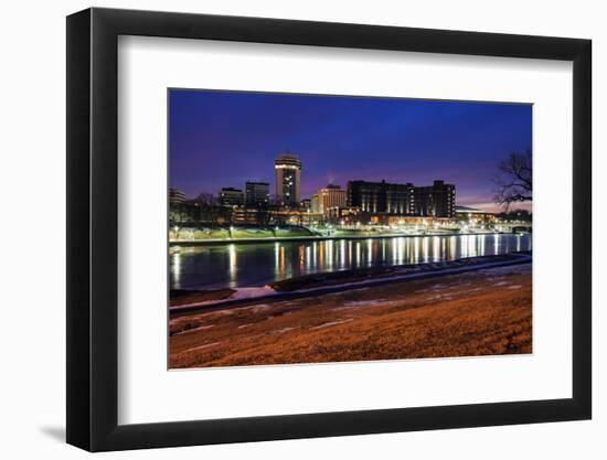 Wichita, Kansas - Downtown-benkrut-Framed Photographic Print