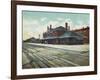 Wichita, Kansas - Exterior View of Rock Island Train Depot-Lantern Press-Framed Art Print