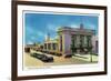 Wichita, Kansas - Exterior View of Union Station-Lantern Press-Framed Premium Giclee Print