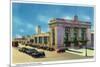 Wichita, Kansas - Exterior View of Union Station-Lantern Press-Mounted Premium Giclee Print